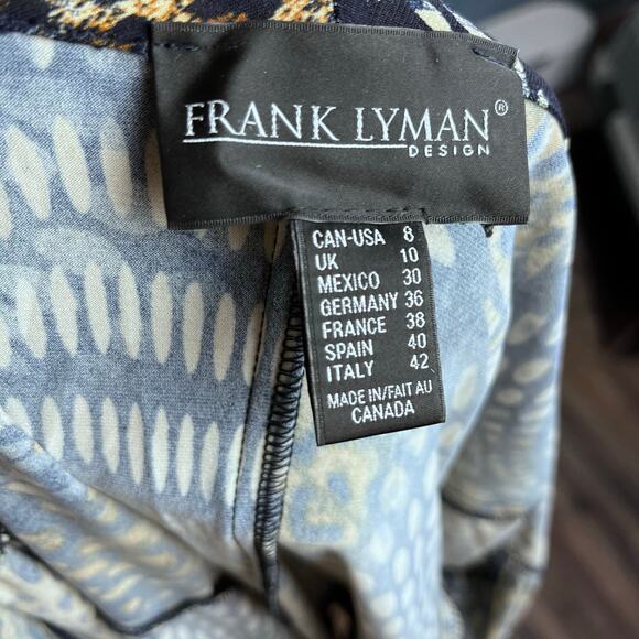 Frank Lyman GORGEOUS Mixed Media Animal Print Open Cardigan Glam Quiet Luxury 8m - Picture 5 of 6